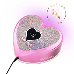 Lampara 96W corazon swarovsky