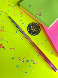 Pincel Liner Mango Metal Rosa MSP4