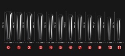 Tips Coffin XXL Cubrimiento Trans x120