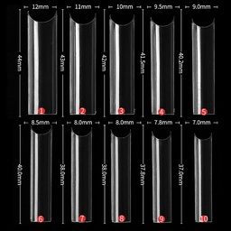 Tips Curva C Trans/Natu XXL x100